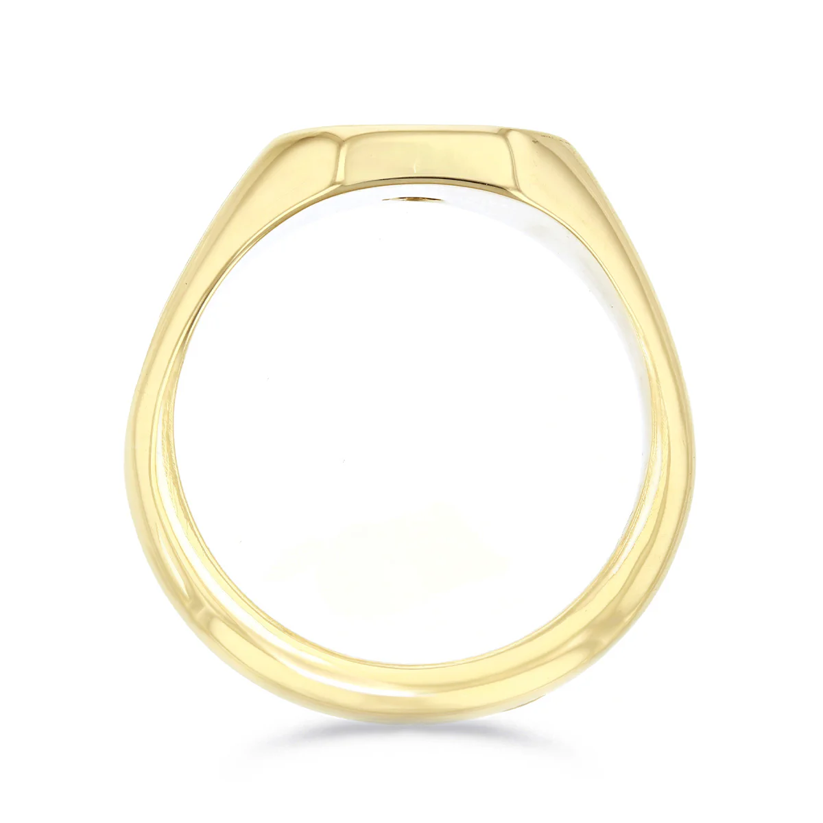 0.08ct Diamond Northern Star Signet Ring (10.1g) | Pre-Loved | 9K Yellow Gold - Image 5