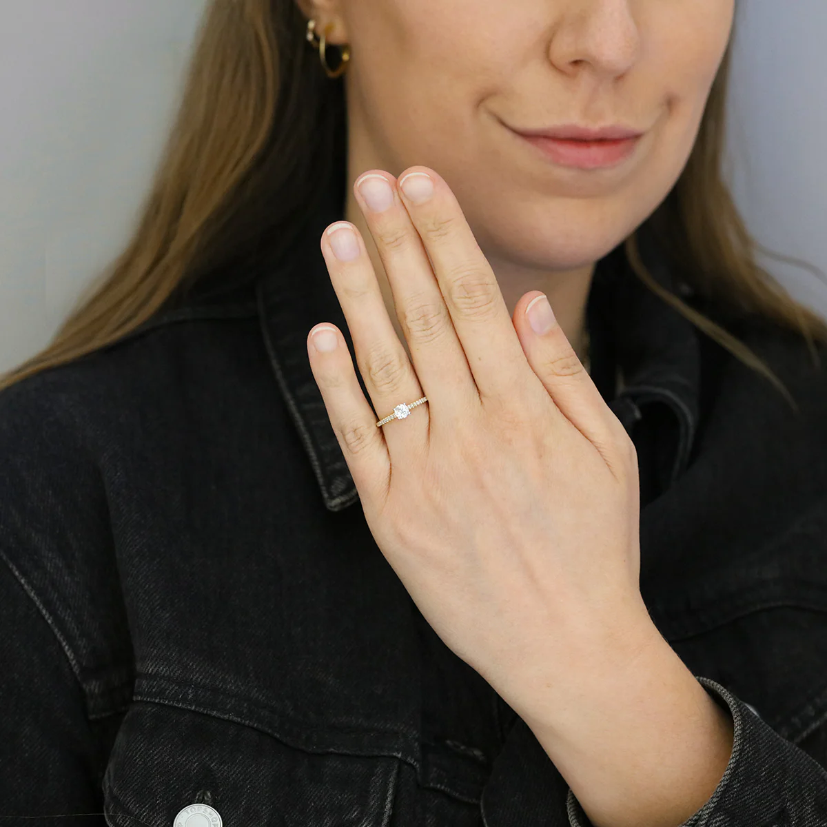 0.28ct Brilliant Cut Solitaire Diamond Engagement Ring | Pre-Loved | 18K Yellow Gold - Image 5