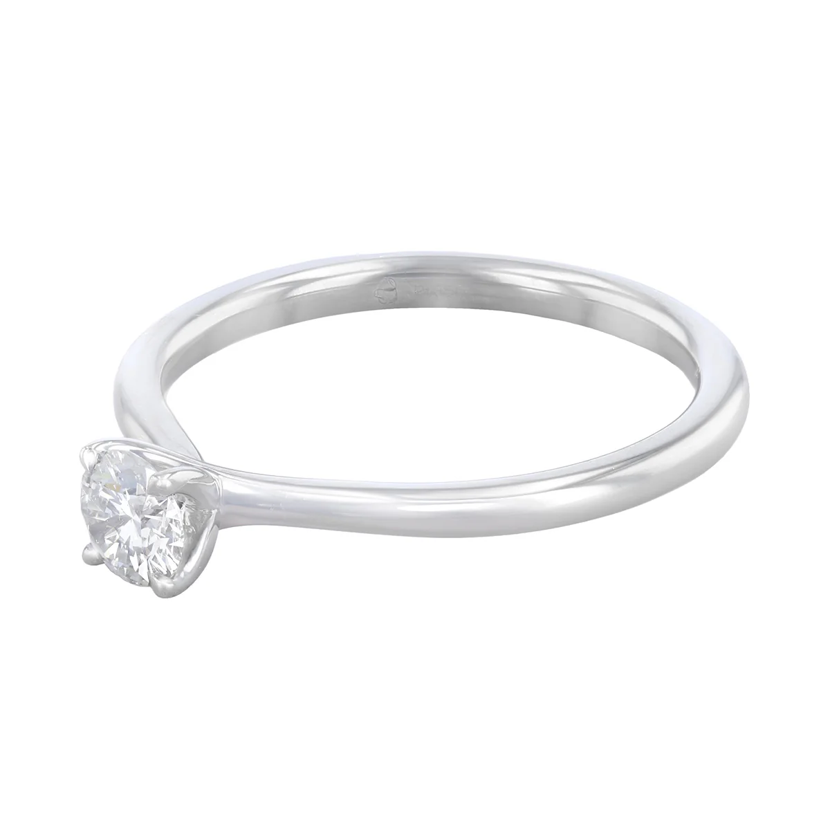 0.32ct Round Brilliant Diamond Solitaire Ring | Pre-Loved | Platinum - Image 3