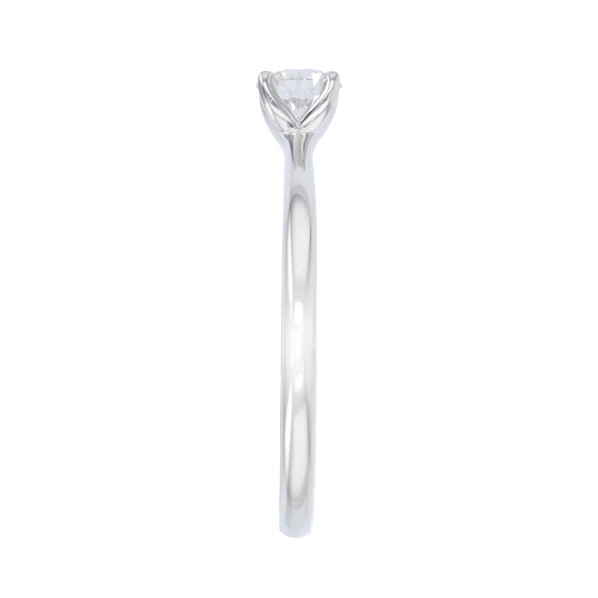 0.32ct Round Brilliant Diamond Solitaire Ring | Pre-Loved | Platinum - Image 4