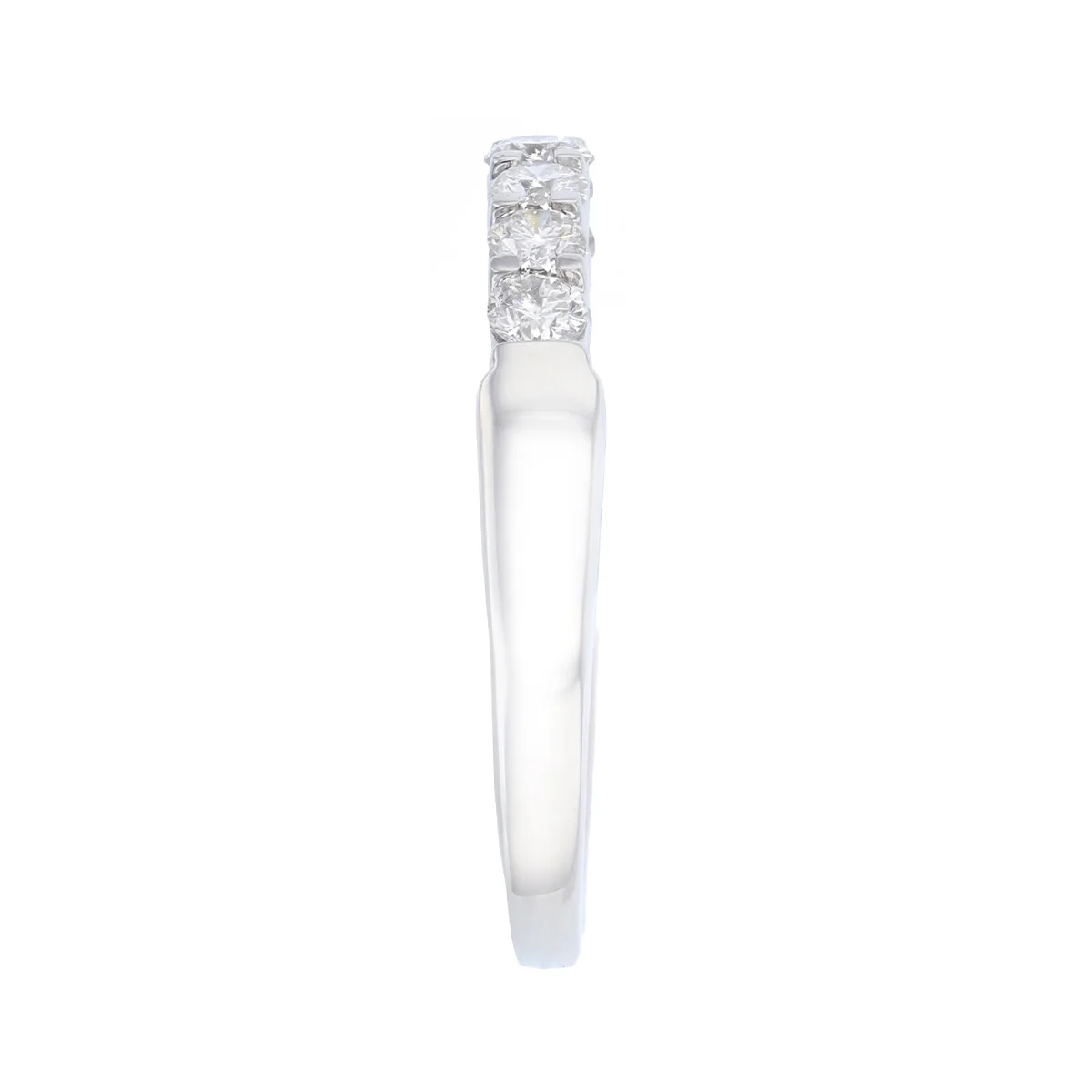 0.40ct Brilliant Cut Diamond Half Eternity Ring | Pre-Loved | 18K White Gold - Image 3