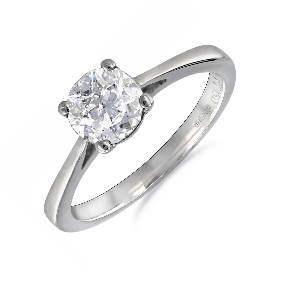 0.75ct Old Cut Solitaire Ring | Pre-Loved | Platinum