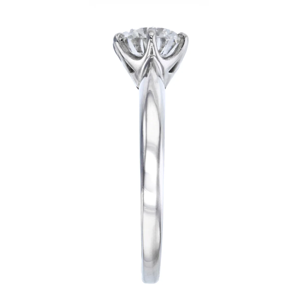 0.83ct Round Brilliant Diamond Solitaire Engagement Ring | Pre-Loved | Platinum - Image 4