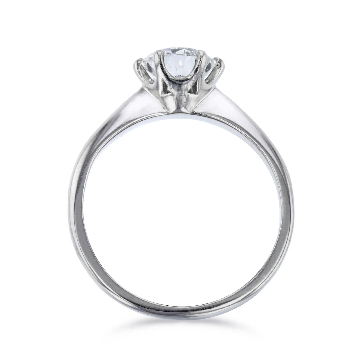 0.83ct Round Brilliant Diamond Solitaire Engagement Ring | Pre-Loved | Platinum - Image 5