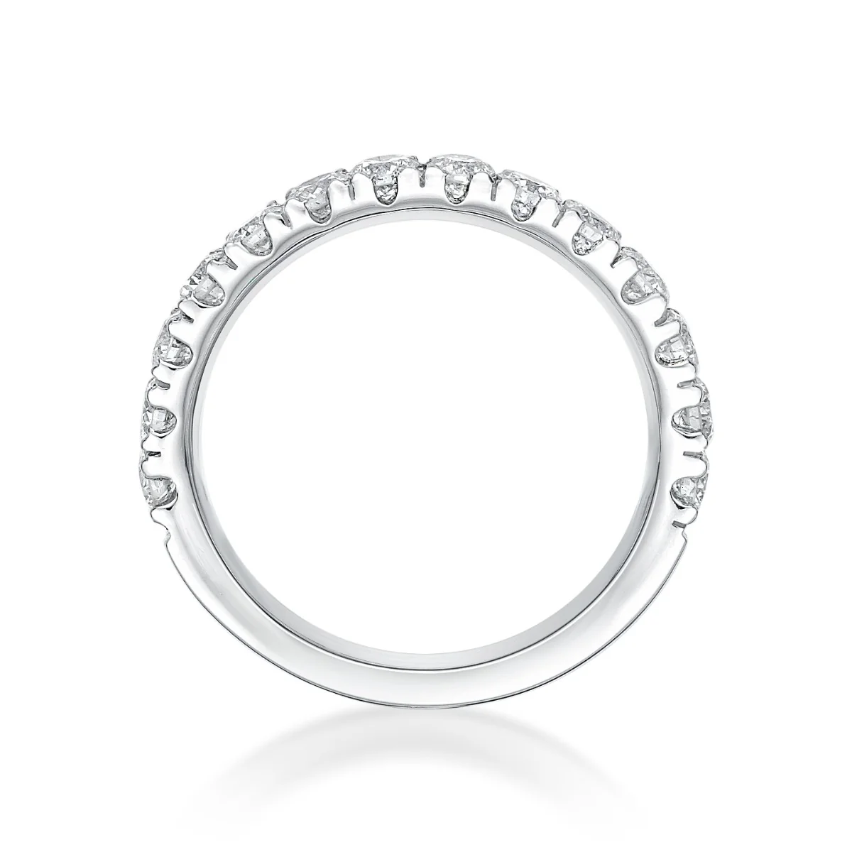 1.06ct Mila Diamond Half Eternity Ring | Platinum - Image 3