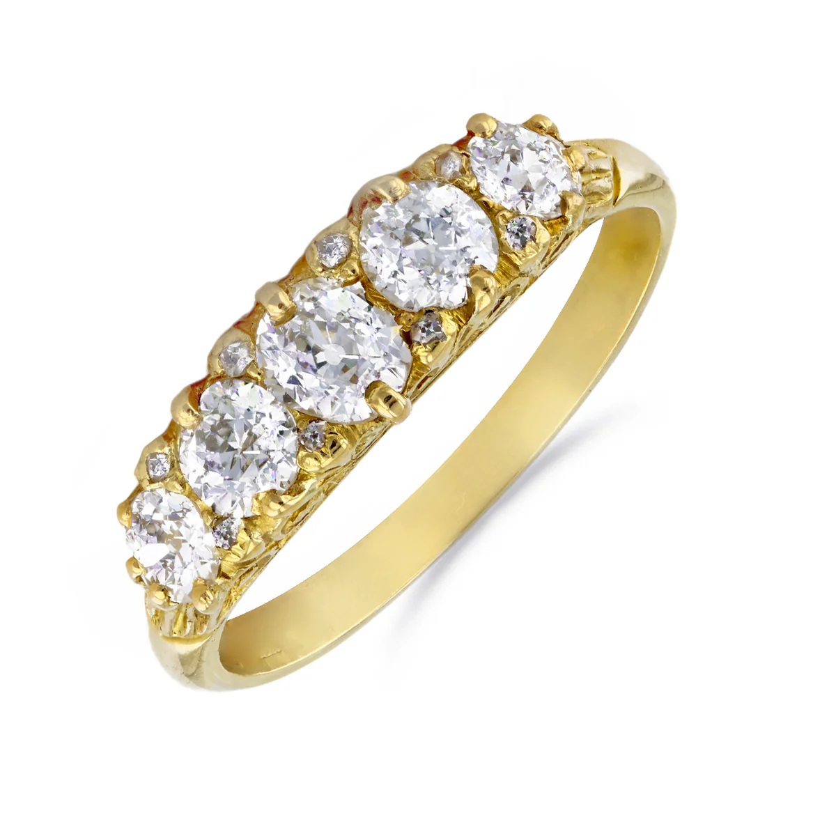 1.11ct Diamond Eternity Ring | Pre-Loved | 18K Yellow Gold