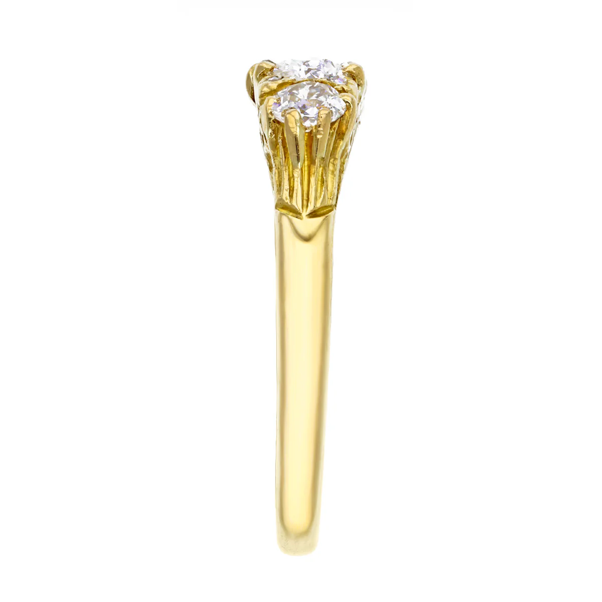 1.11ct Diamond Eternity Ring | Pre-Loved | 18K Yellow Gold - Image 4