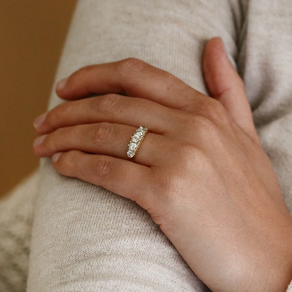 1.11ct Diamond Eternity Ring | Pre-Loved | 18K Yellow Gold - Image 9