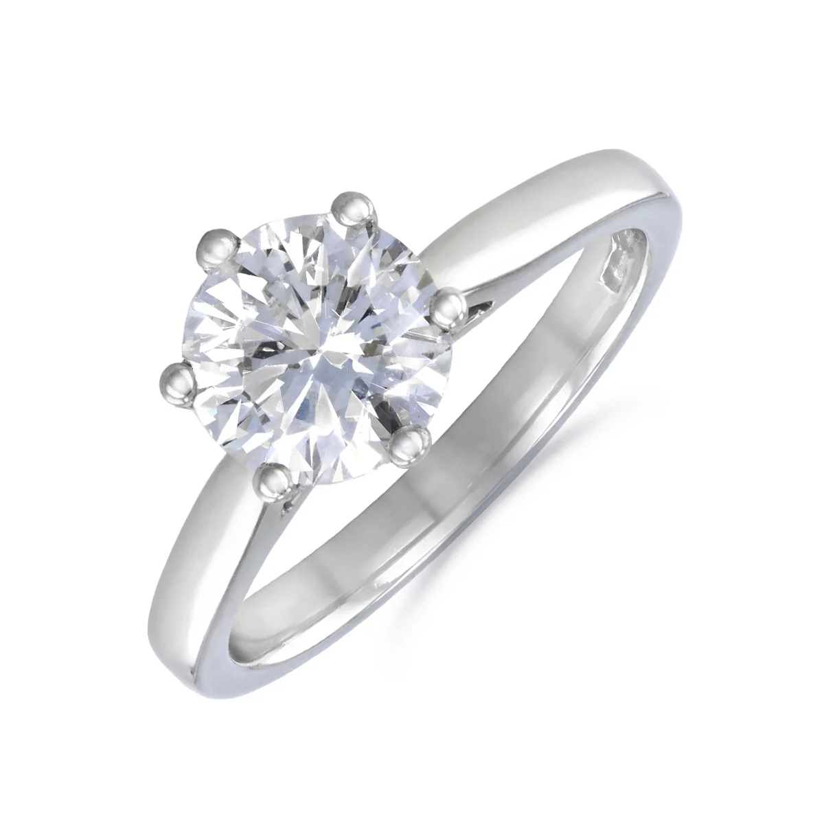 1.50ct Round Brilliant Diamond Solitaire Engagement Ring | Pre-Loved | Platinum