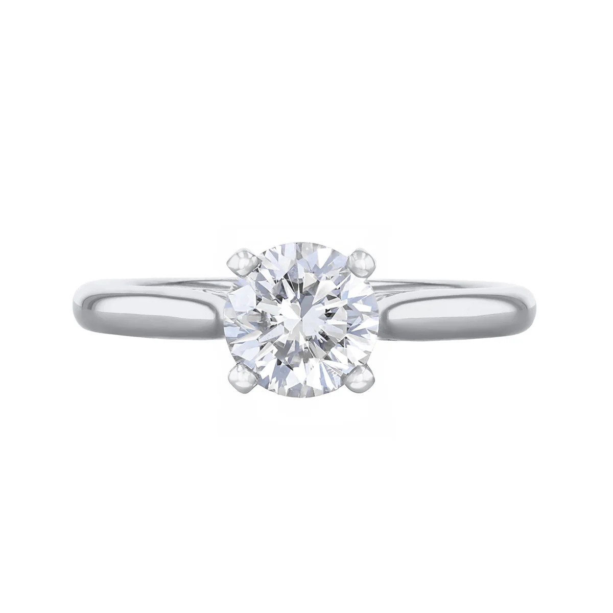 1.50ct Ophelia Lab-Grown Round Brilliant Cut Diamond Solitaire Engagement Ring | Platinum - Image 2