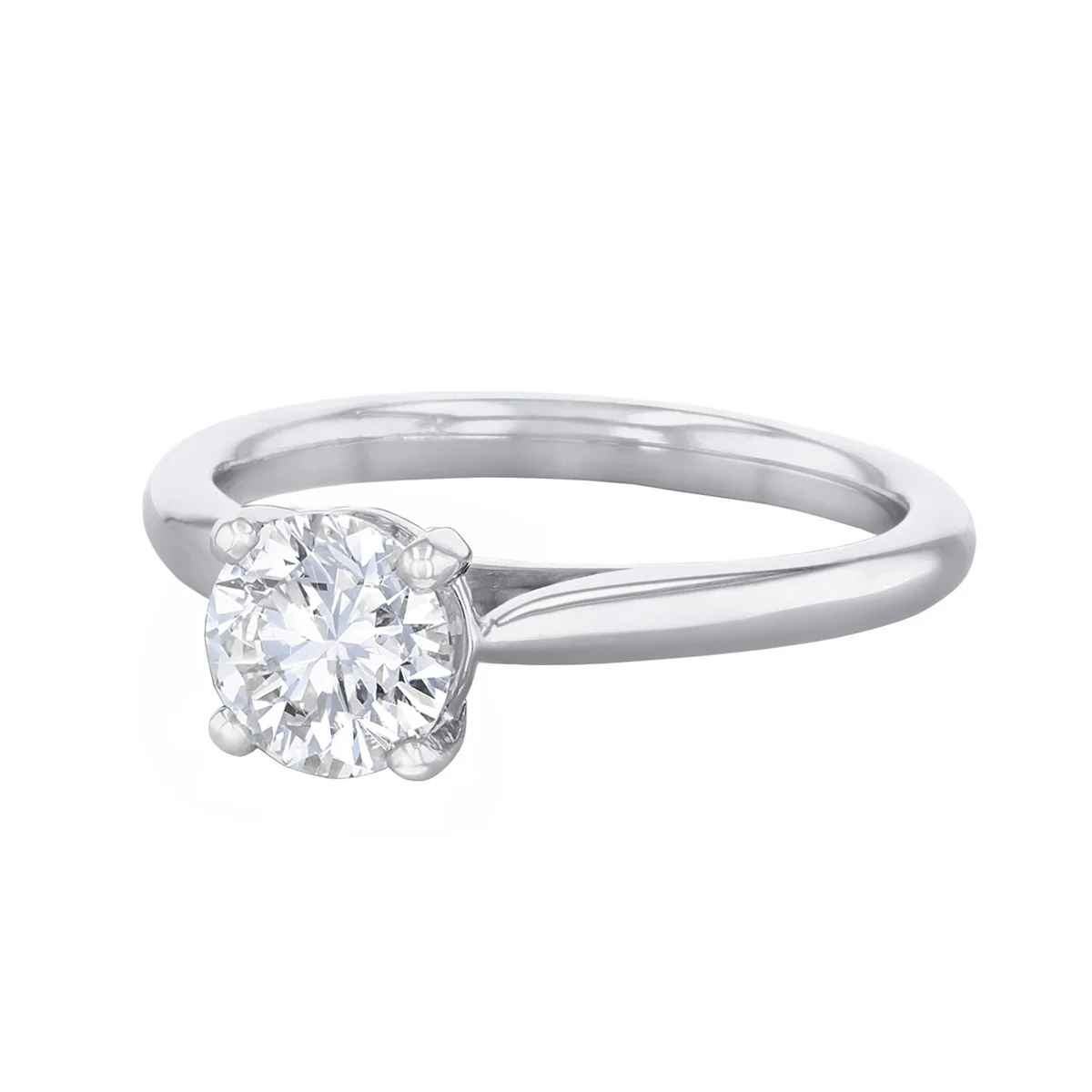 1.50ct Ophelia Lab-Grown Round Brilliant Cut Diamond Solitaire Engagement Ring | Platinum - Image 3