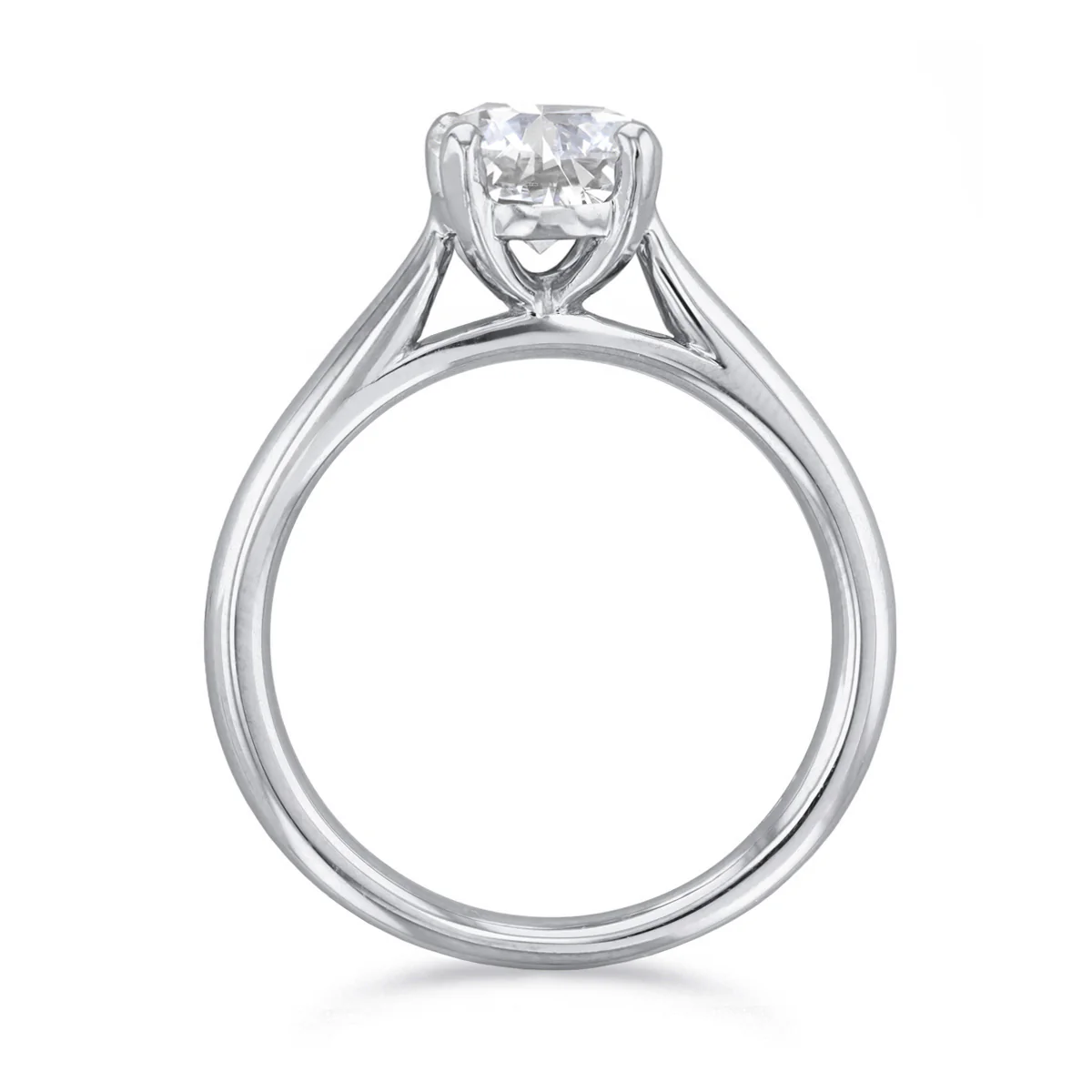1.50ct Ophelia Lab-Grown Round Brilliant Cut Diamond Solitaire Engagement Ring | Platinum - Image 5