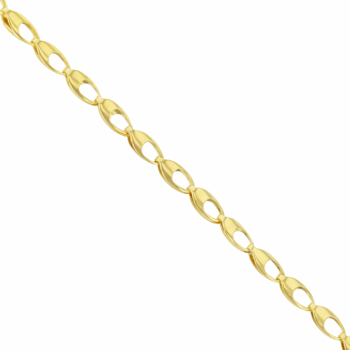 18" Fancy Link Necklace (5.5g) | Pre-Loved | 9K Yellow Gold - Image 3