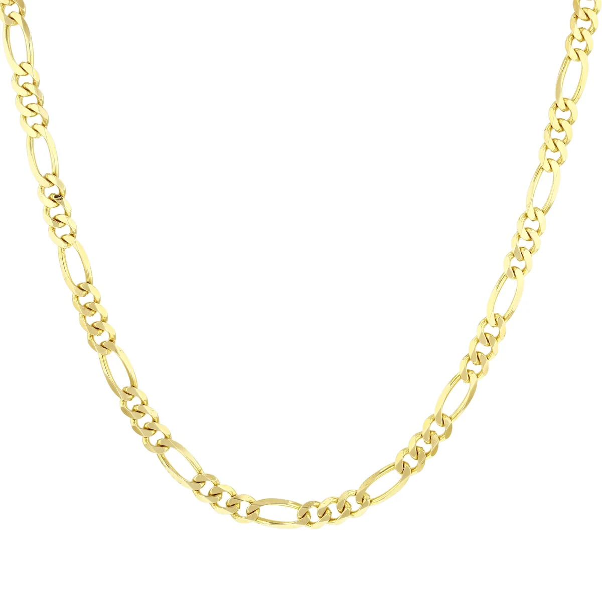 18" Figaro Link Necklace (10.9g) | Pre-Loved | 9K Yellow Gold