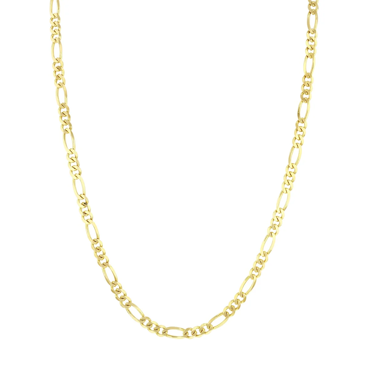 18" Figaro Link Necklace (10.9g) | Pre-Loved | 9K Yellow Gold - Image 2