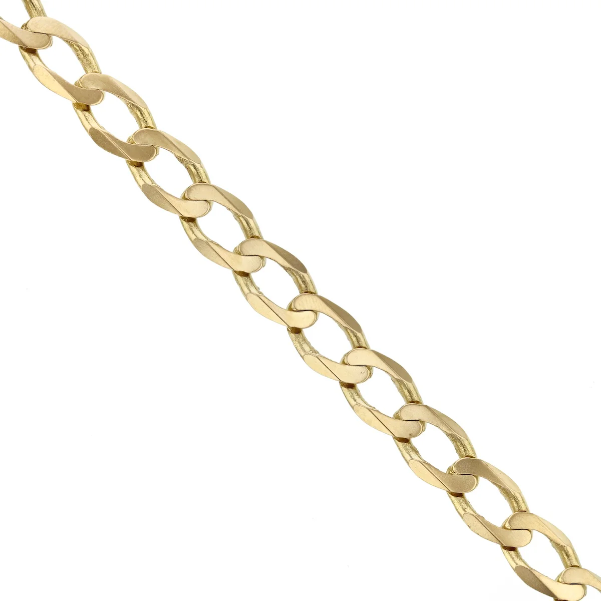 18" Plain Curb Necklace 16.9g | Pre-Loved Heavy Gold | 9K Yellow Gold - Image 2