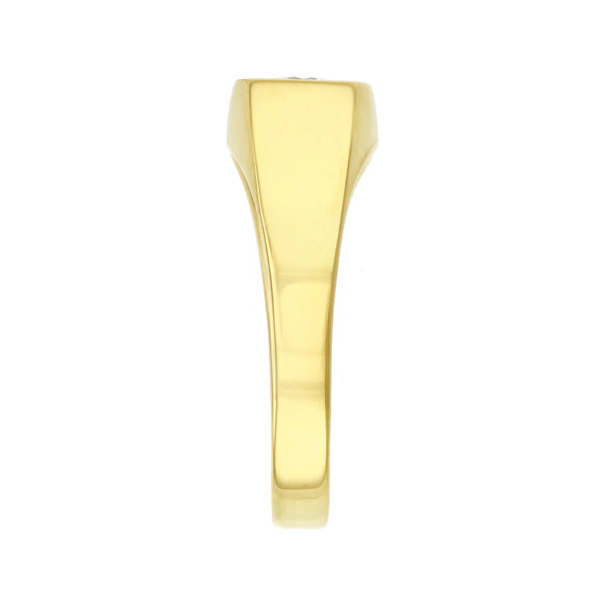 1965 0.18ct Diamond Signet Ring | Pre-Loved | 18K Yellow Gold - Image 4