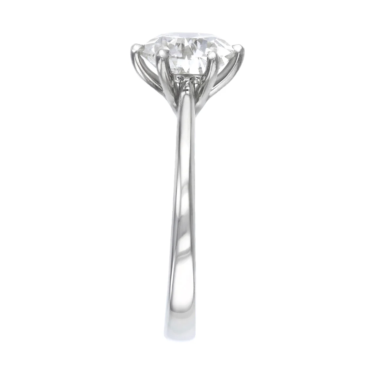 2.00ct Brilliant Cut Solitaire Diamond Engagement Ring | Platinum - Image 4