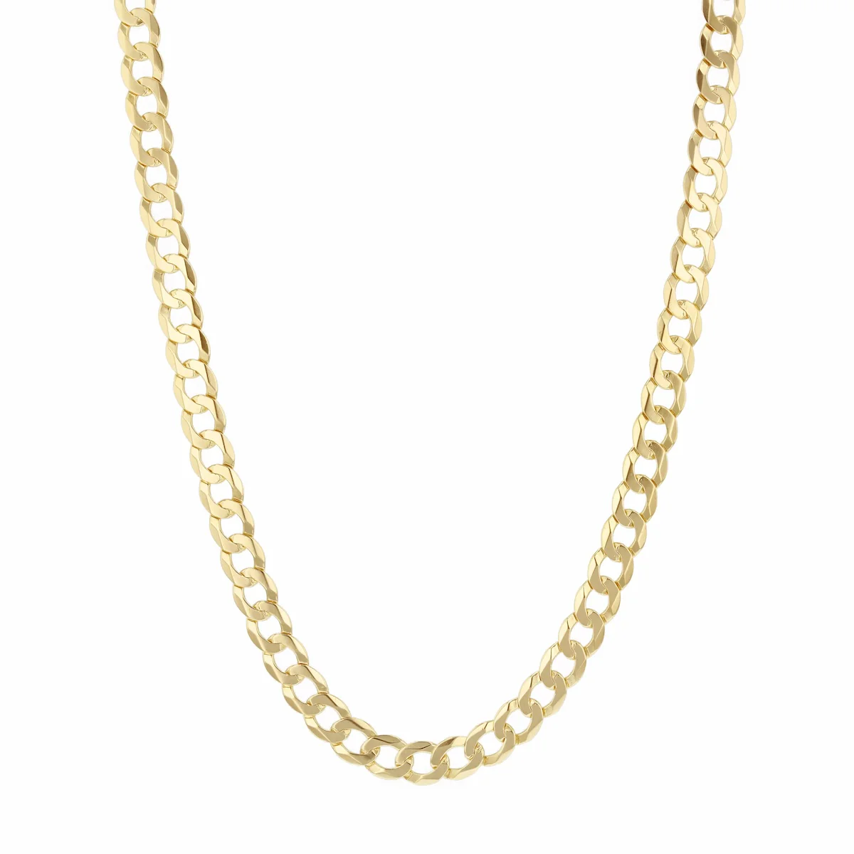 20.5" Plain Curb Necklace (14.35g) | Pre-Loved | 9K Yellow Gold