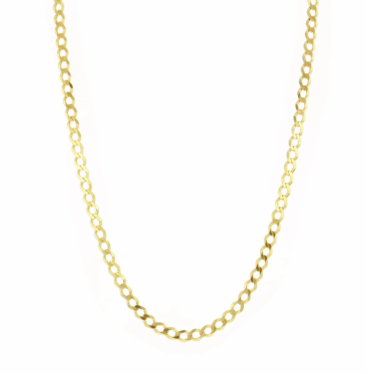 20" Curb Necklace (8g) | Pre-Loved | 9K Yellow Gold - Image 2