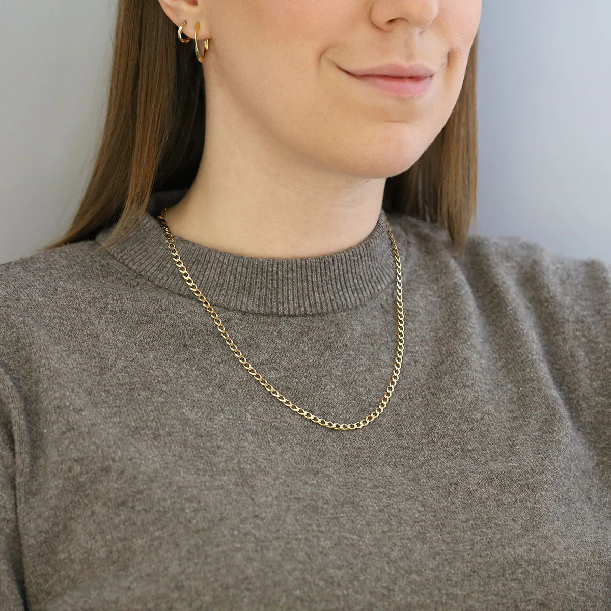 20" Curb Necklace (8g) | Pre-Loved | 9K Yellow Gold - Image 4