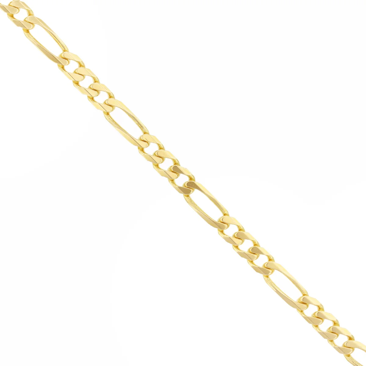 24" Figaro Link Necklace (11.6g) | Pre-Loved | 9K Yellow Gold - Image 3