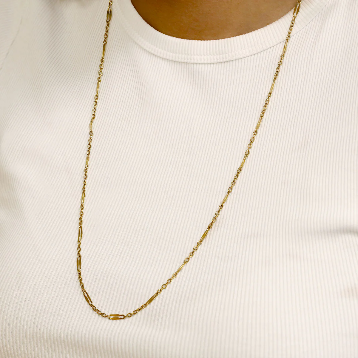 26" Fancy Link Necklace | Pre-Loved | 18K Yellow Gold - Image 5