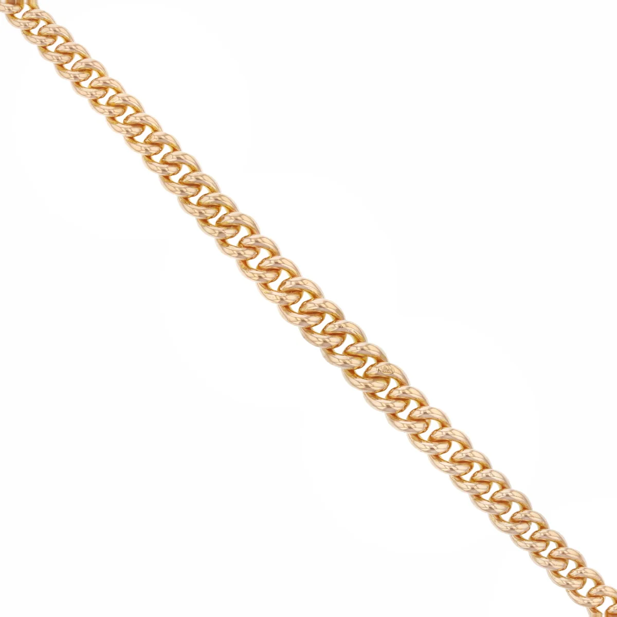 7.5" Graduated Curb Bracelet (15.4g) | Pre-Loved | 9K Yellow Gold - Image 2