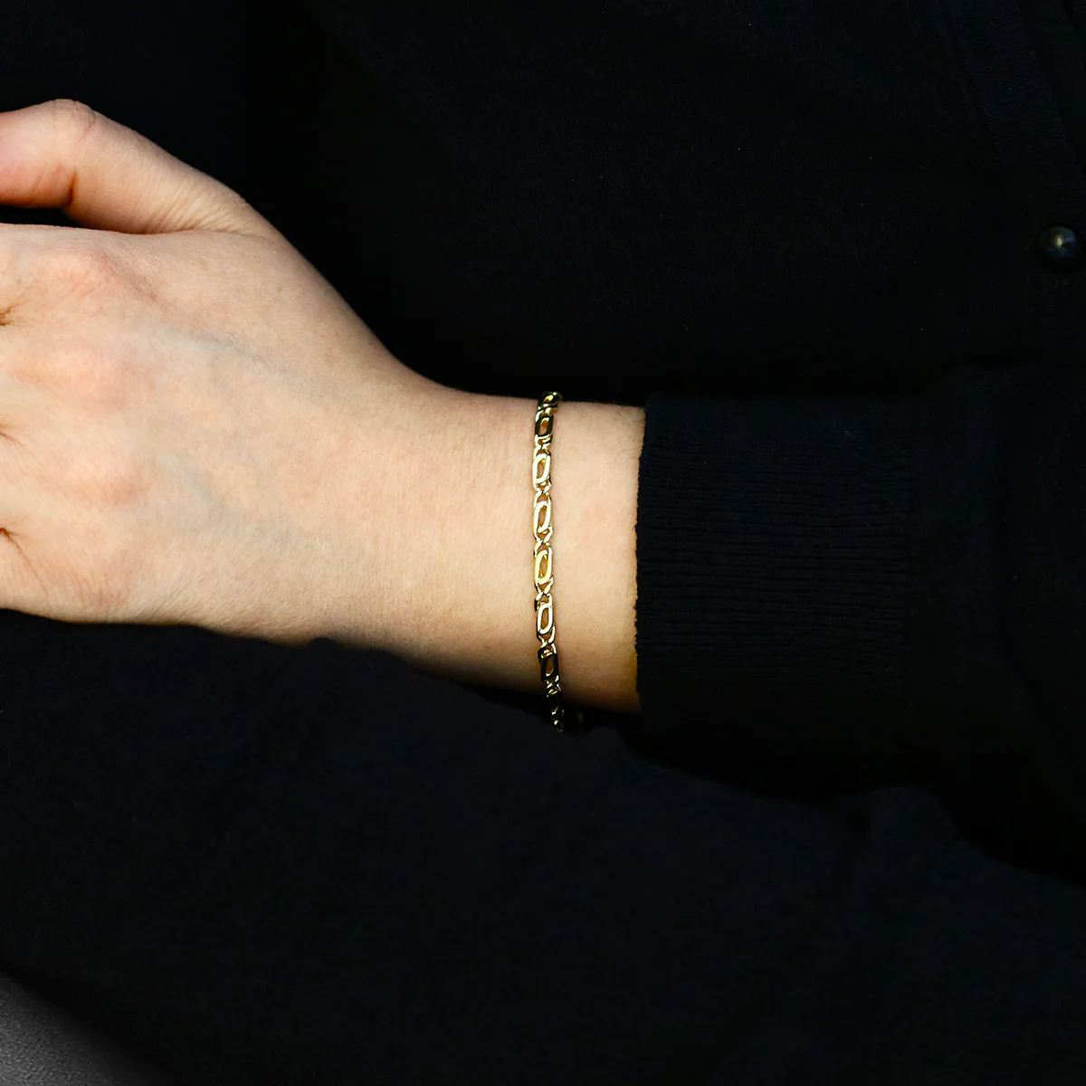 7" Fancy Link Bracelet | Pre-Loved | 14K Yellow Gold - Image 3