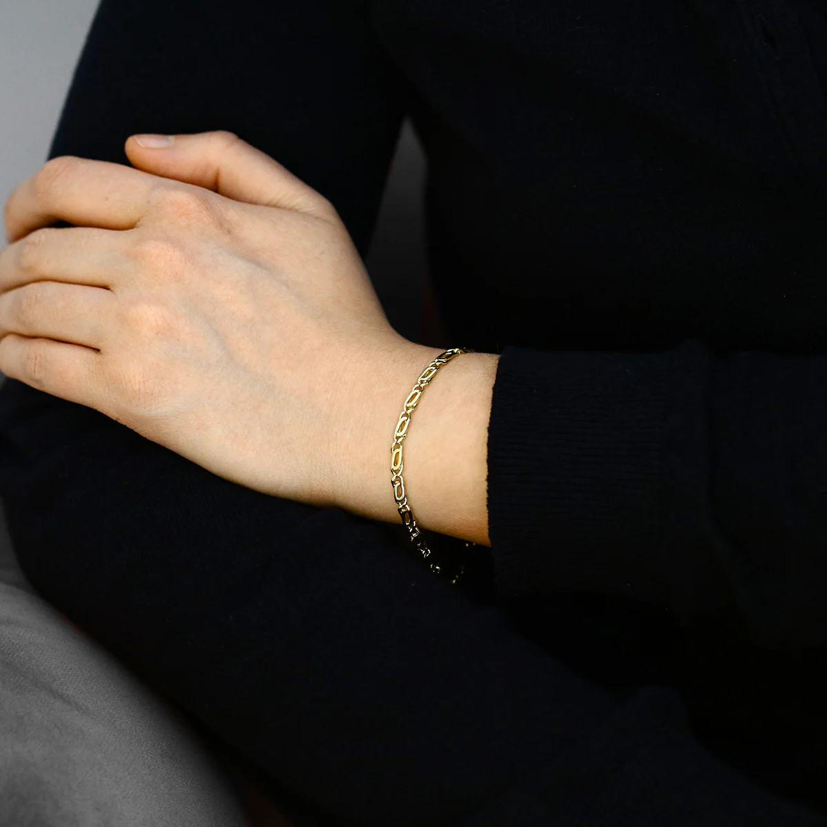 7" Fancy Link Bracelet | Pre-Loved | 14K Yellow Gold - Image 4