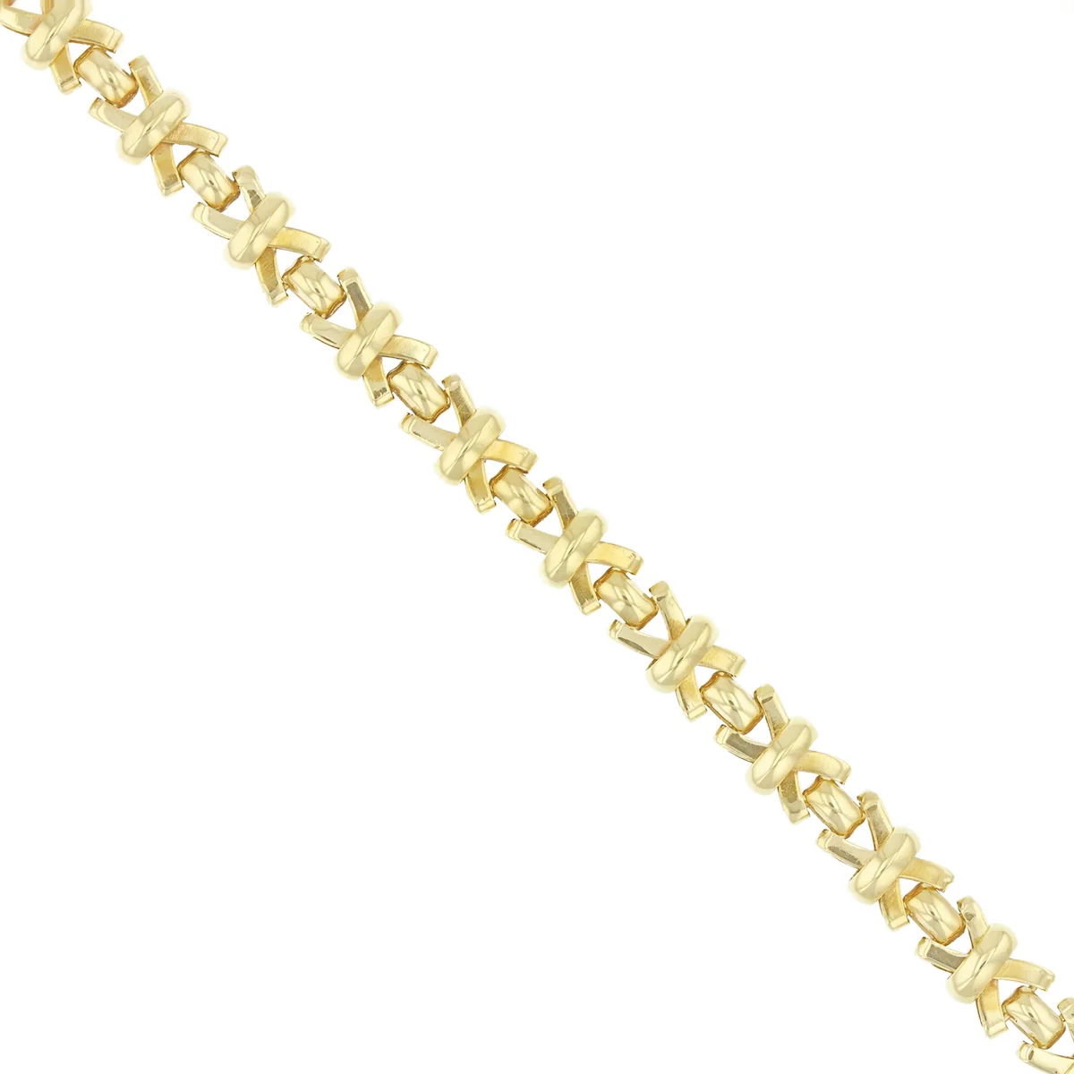 8" Fancy Link Bracelet (11.6g) | Pre-loved | 9K Yellow Gold - Image 2