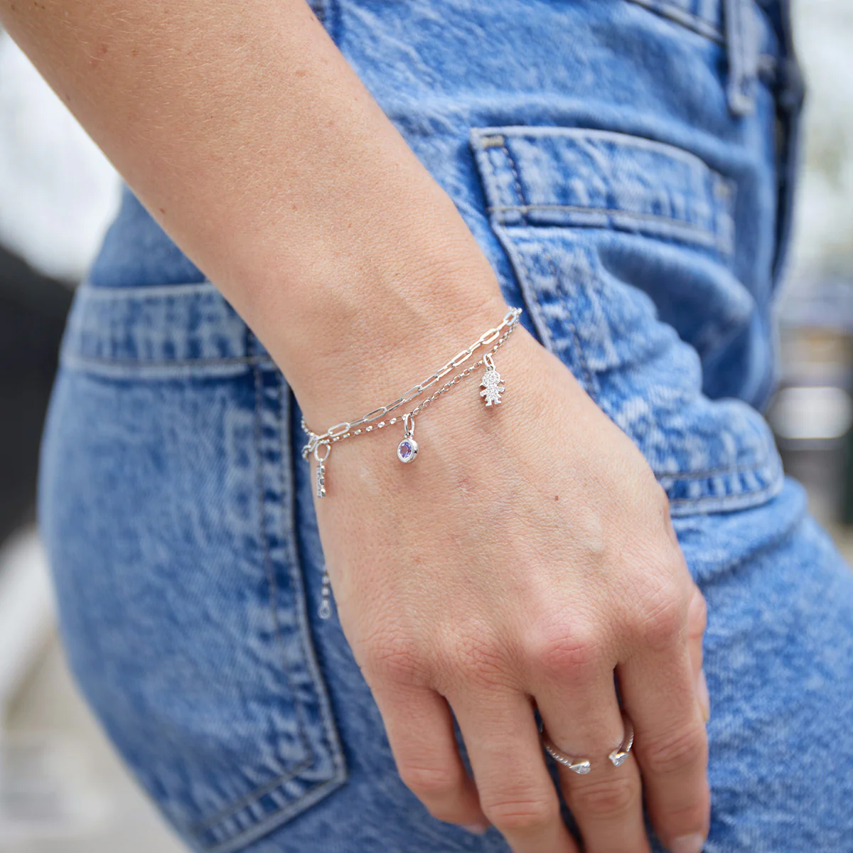 Charm Collection Belcher Link Bracelet | Solid 9K Gold - Image 6