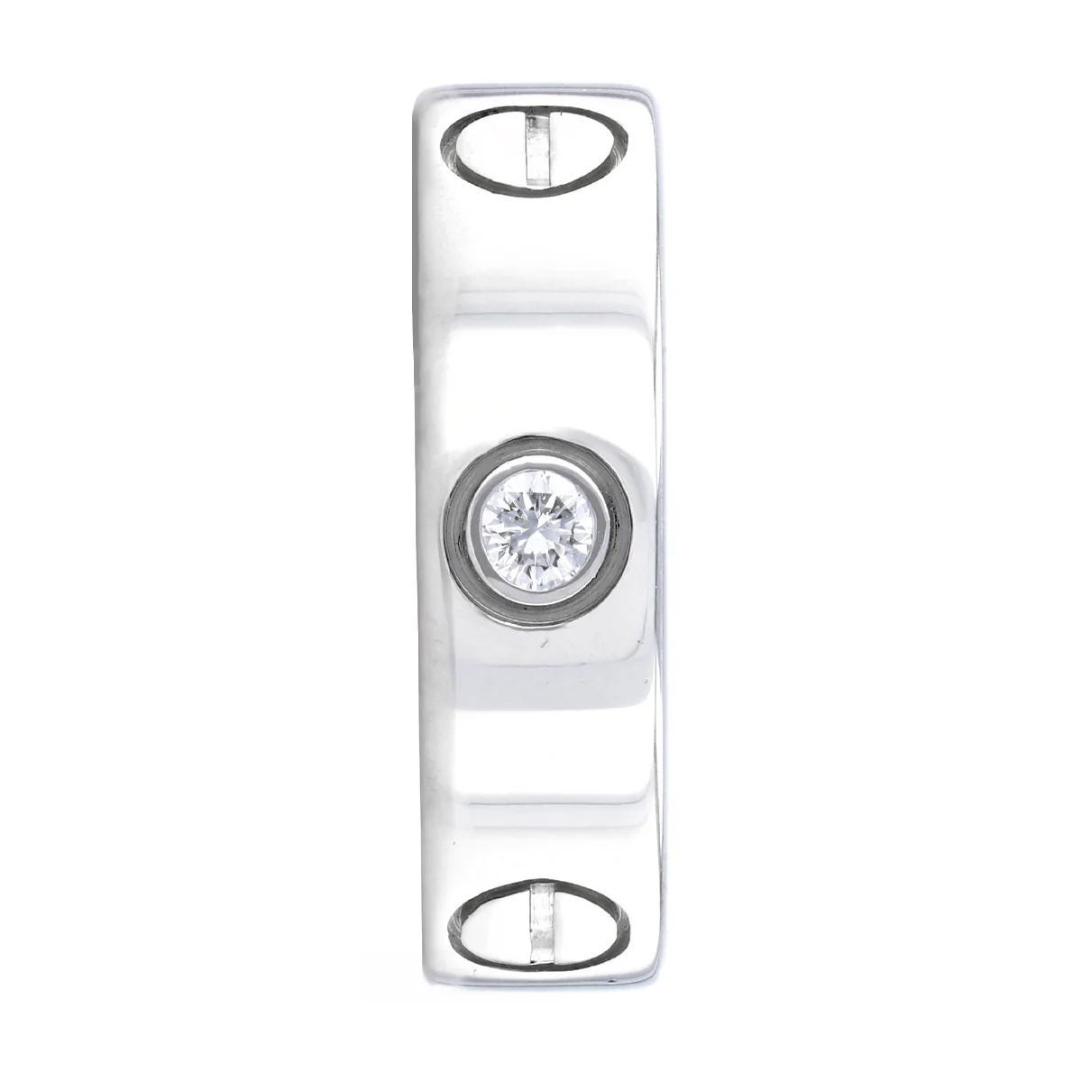 Cartier 0.22ct Diamond Love Ring (5.5mm Width) | Pre-Loved | 18K White Gold - Image 4