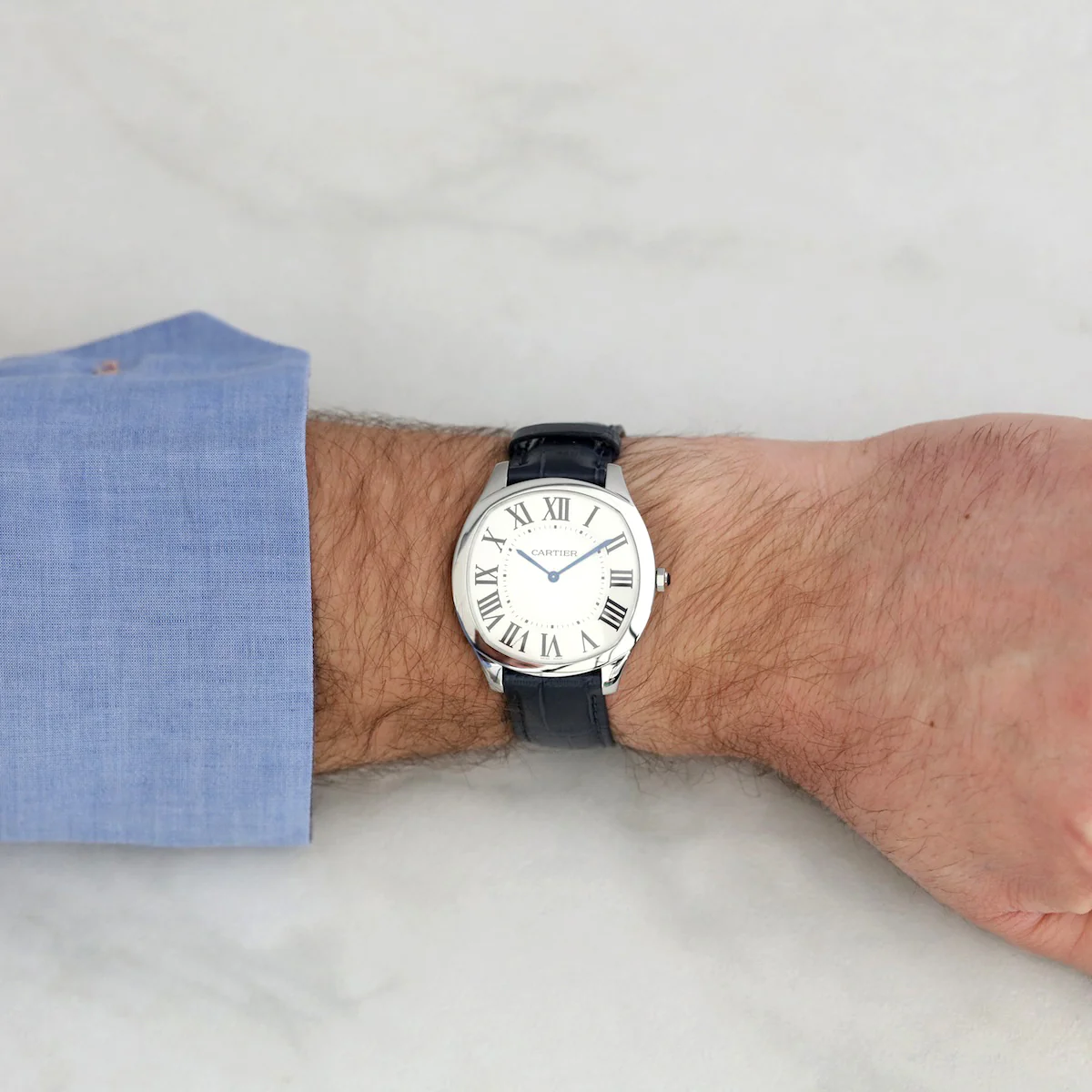 Cartier, Drive de Cartier Extra-Flat, Stainless Steel | Pre-Owned | WSNM0011 - 2020 - Image 7