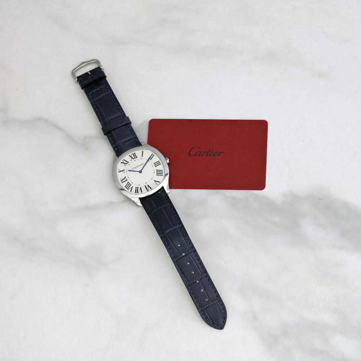 Cartier, Drive de Cartier Extra-Flat, Stainless Steel | Pre-Owned | WSNM0011 - 2020 - Image 8