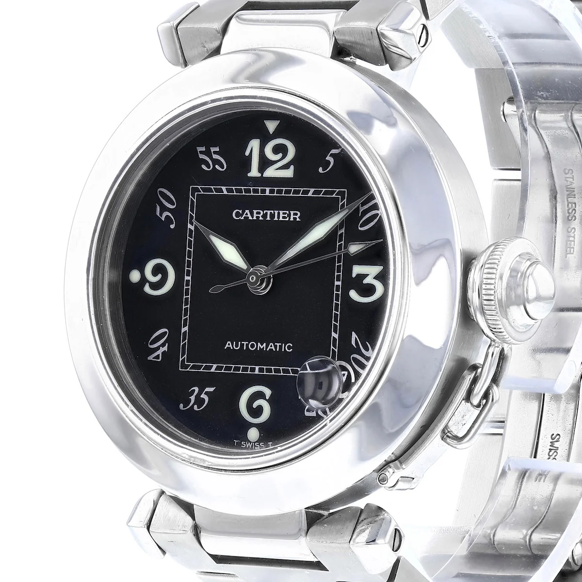 Cartier, Pasha Midi, Stainless Steel | Pre-Owned - Image 3