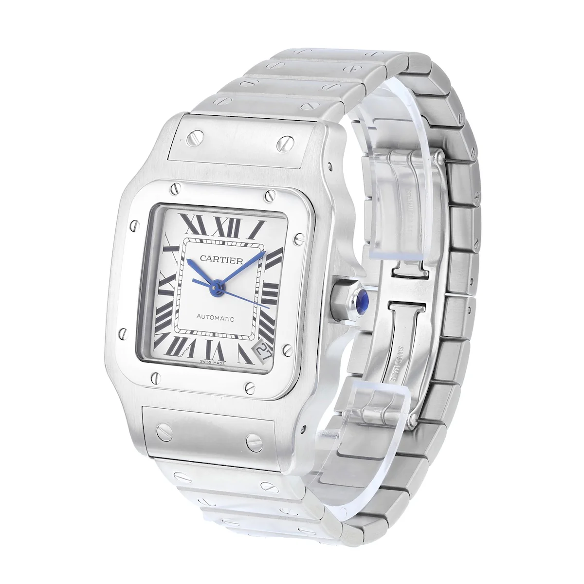 Cartier, Santos Galbée, Stainless Steel | Pre-Owned | W20098D6 - 2013 - Image 3