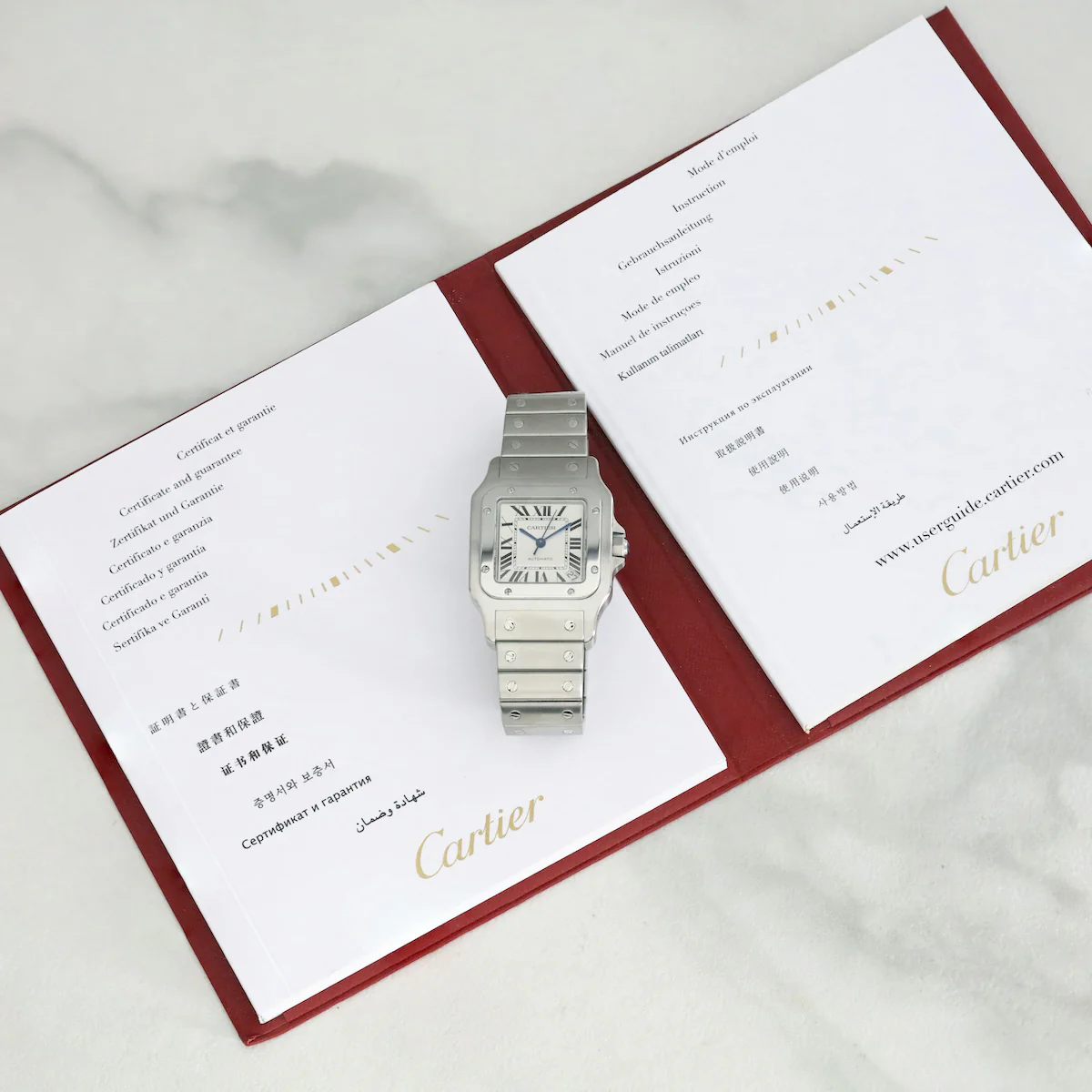 Cartier, Santos Galbée, Stainless Steel | Pre-Owned | W20098D6 - 2013 - Image 5