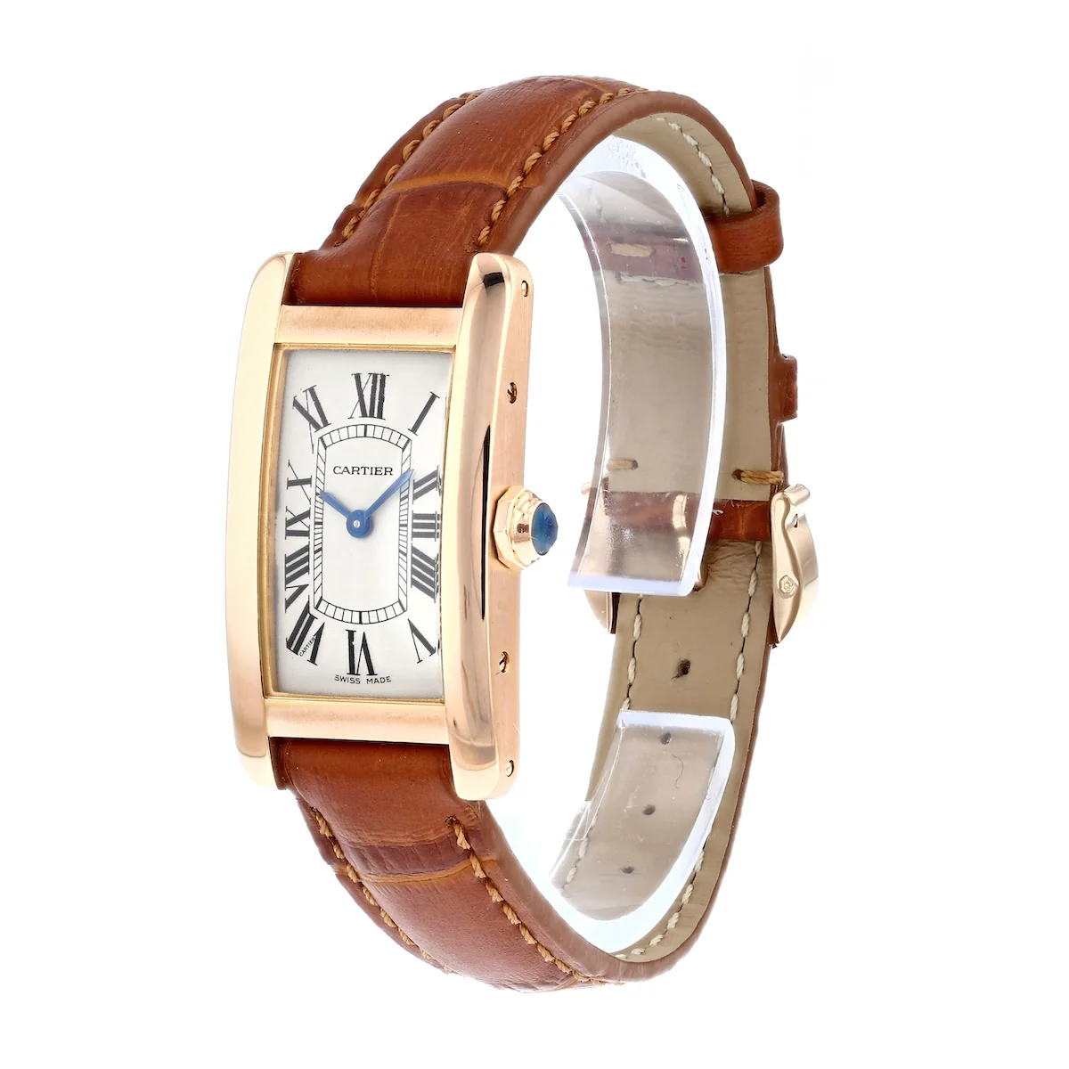 Cartier, Tank Américaine, 18ct Rose Gold | Pre-Owned | W2607456 - 2012 - Image 3