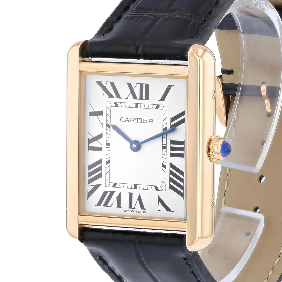 Cartier, Tank Solo, 18ct Rose Gold and Stainless Steel | Pre-Owned | W5200025 - 2016 - Image 3