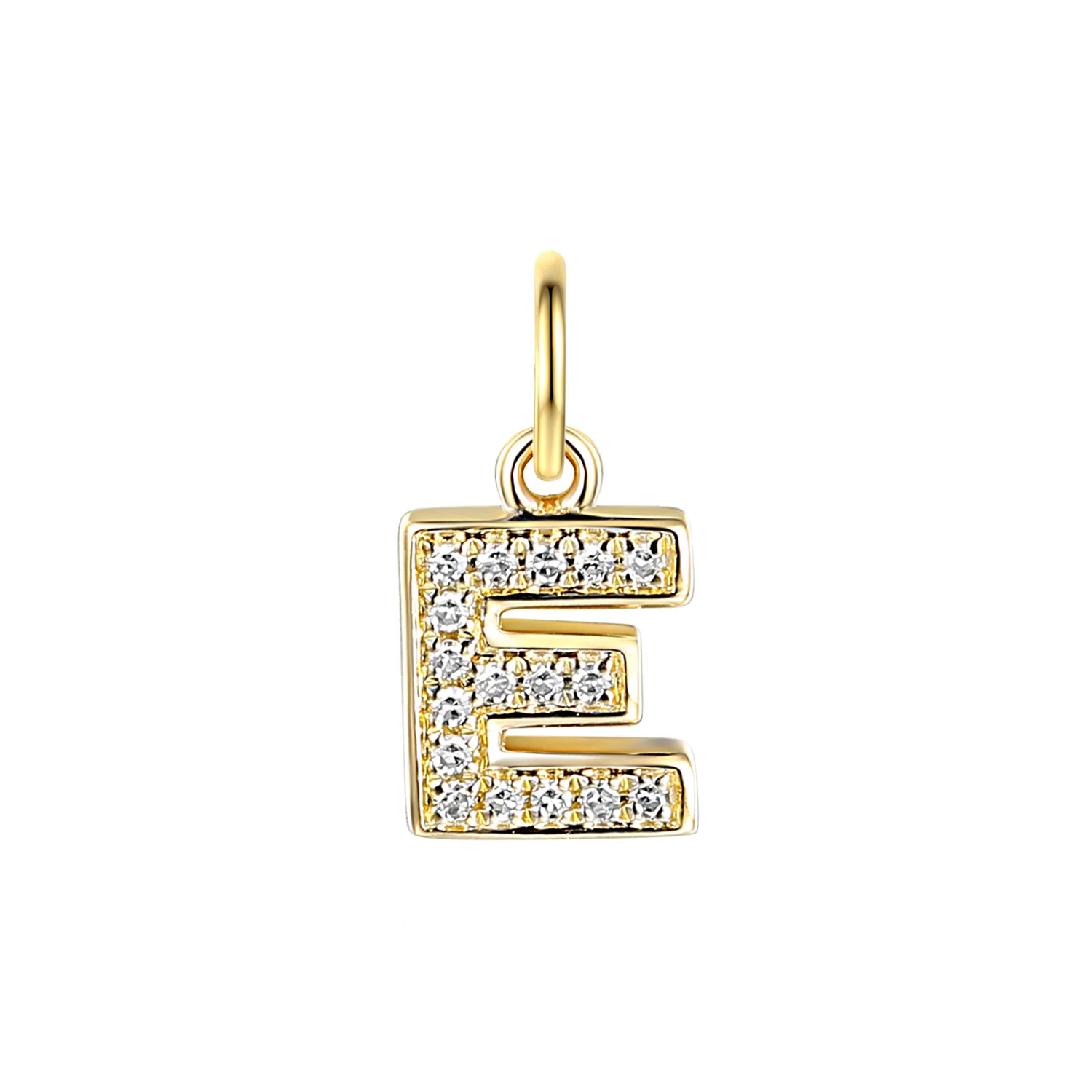Charm Collection Diamond Embellished Initials | Solid 9K Gold - Image 2