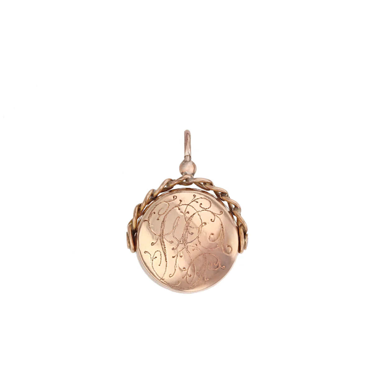 Chester Bloodstone Fob Pendant | Pre-Loved | 9K Yellow gold - Image 4