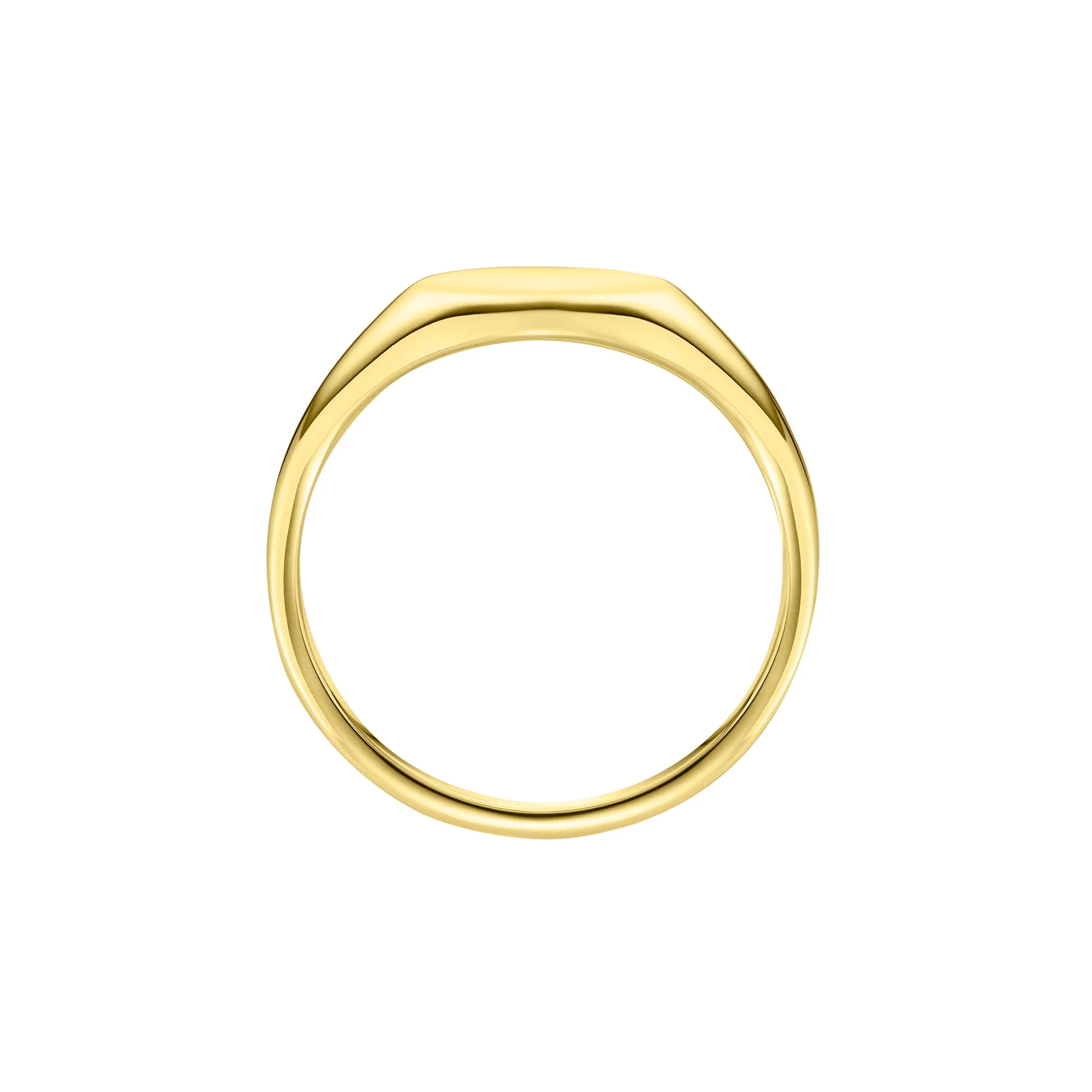 Classic Heavy Medium Oval Signet Ring | Gents - Image 2