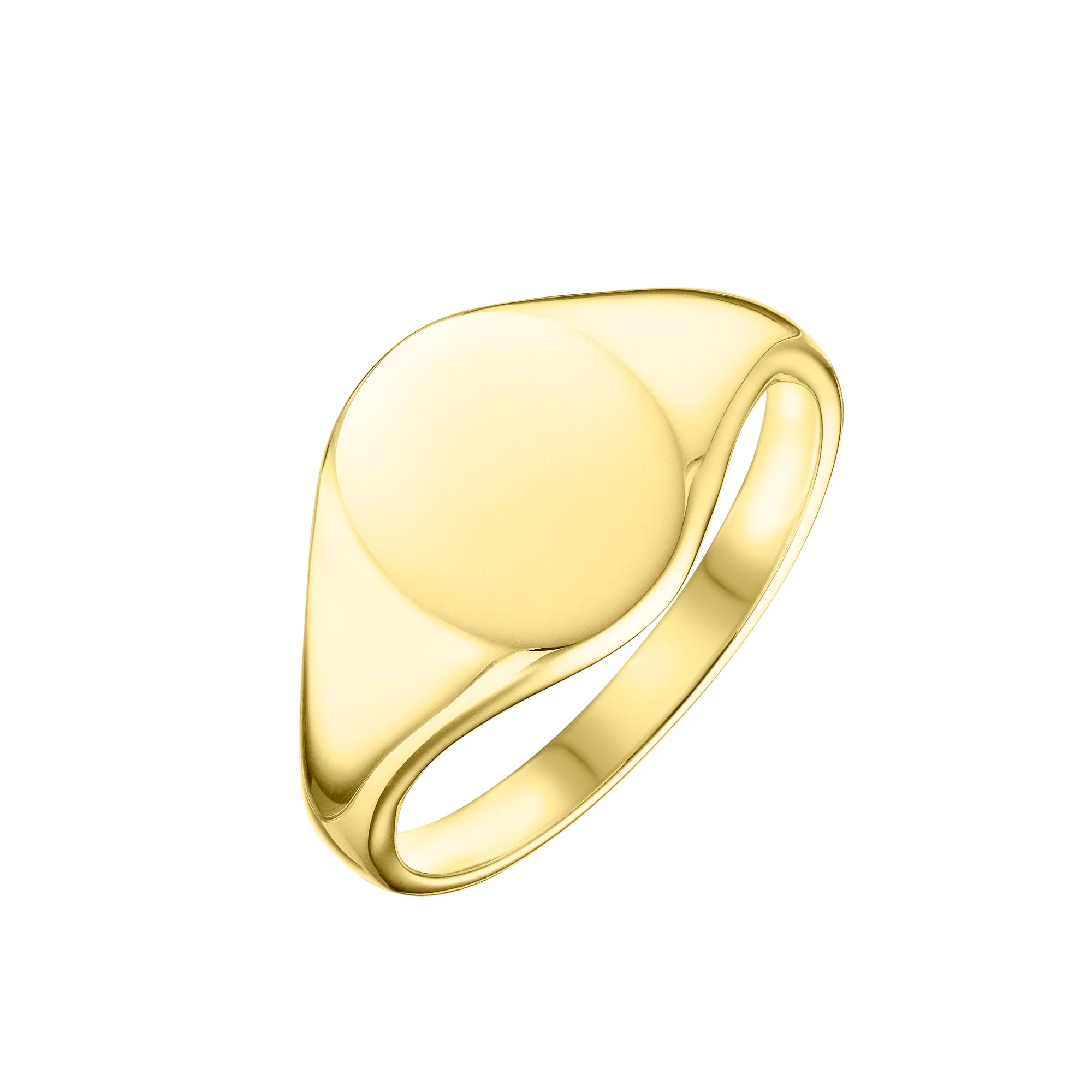 Classic Heavy Medium Oval Signet Ring | Gents - Image 3
