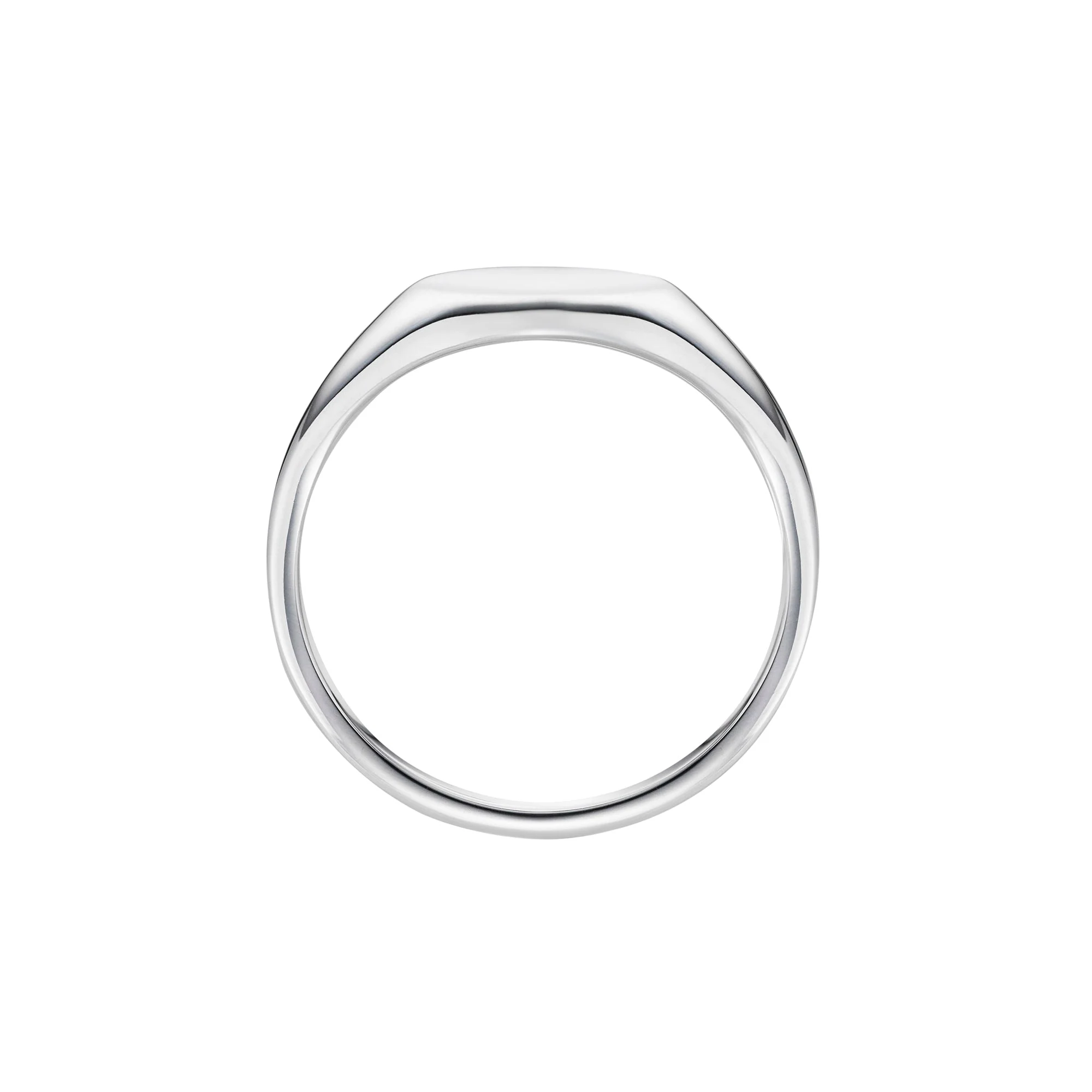 Classic Heavy Medium Oval Signet Ring | Gents - Image 5