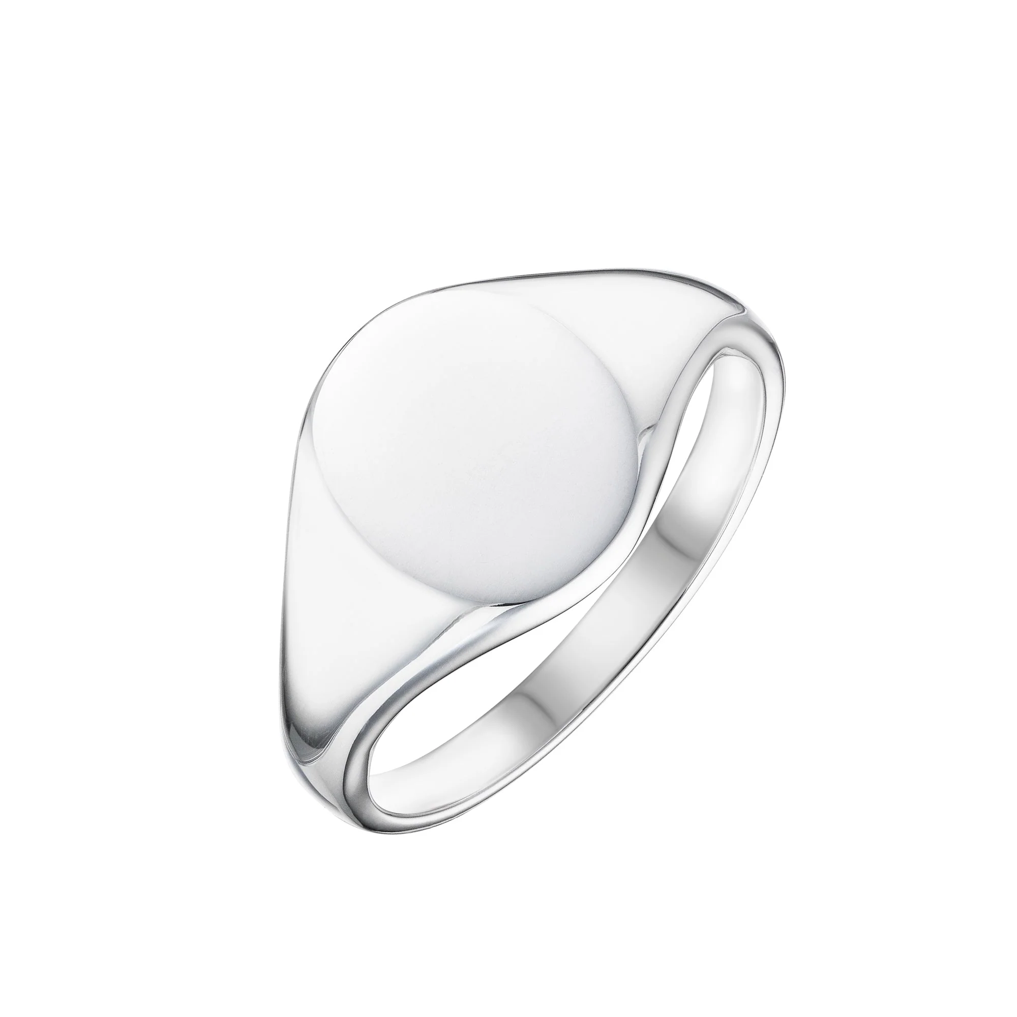 Classic Heavy Medium Oval Signet Ring | Gents - Image 6