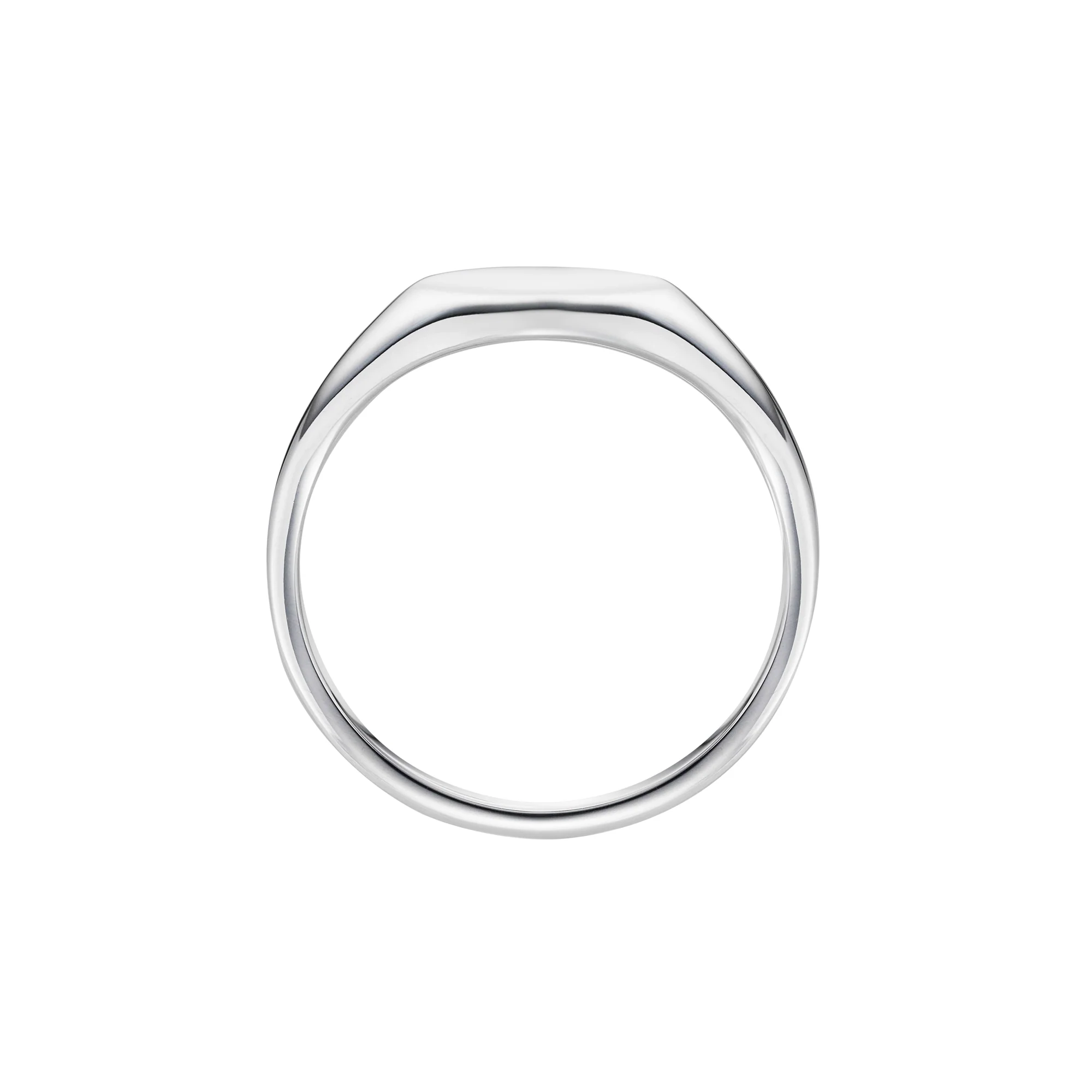 Classic Heavy Medium Oval Signet Ring | Ladies - Image 6