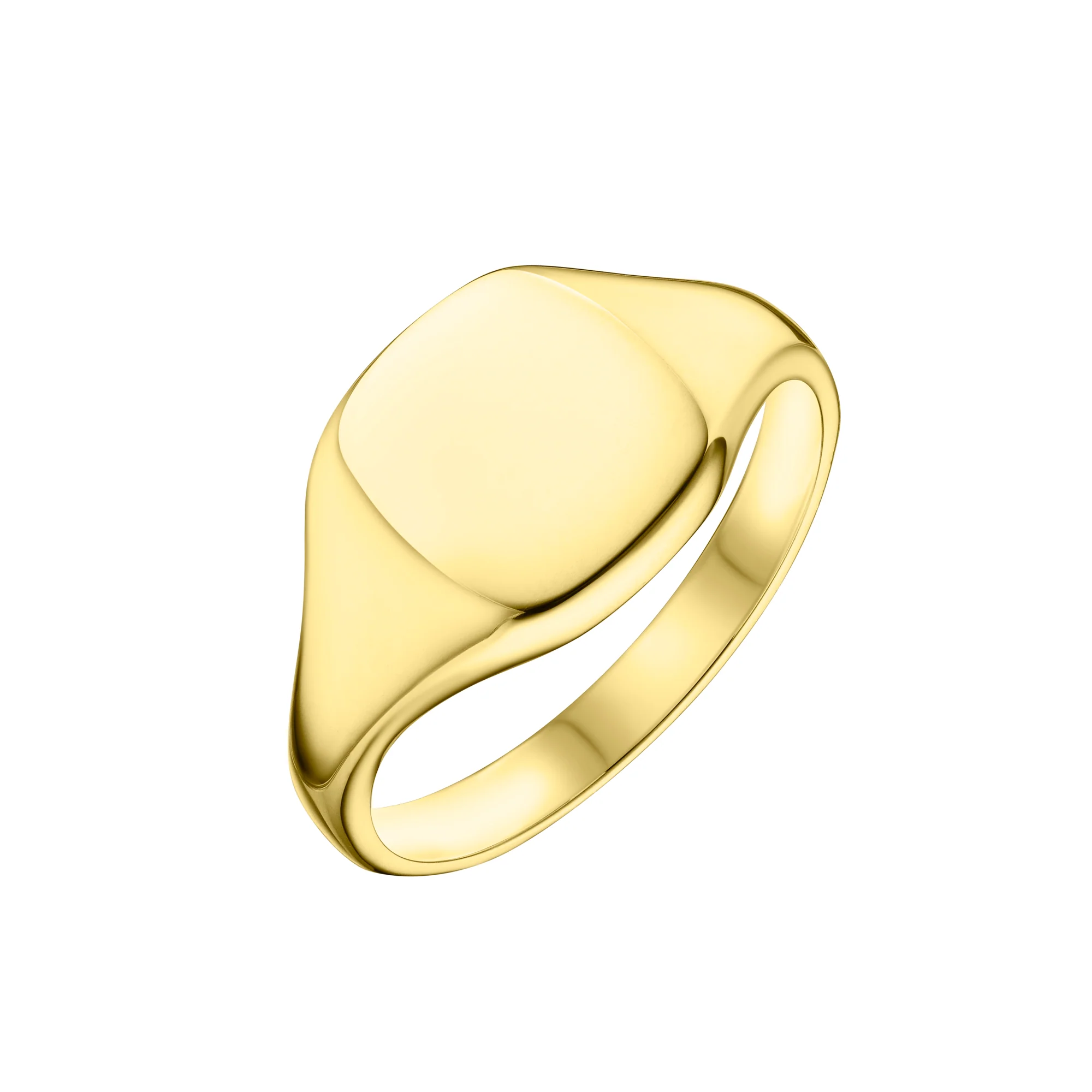 Elongated Cushion Signet Ring | Ladies