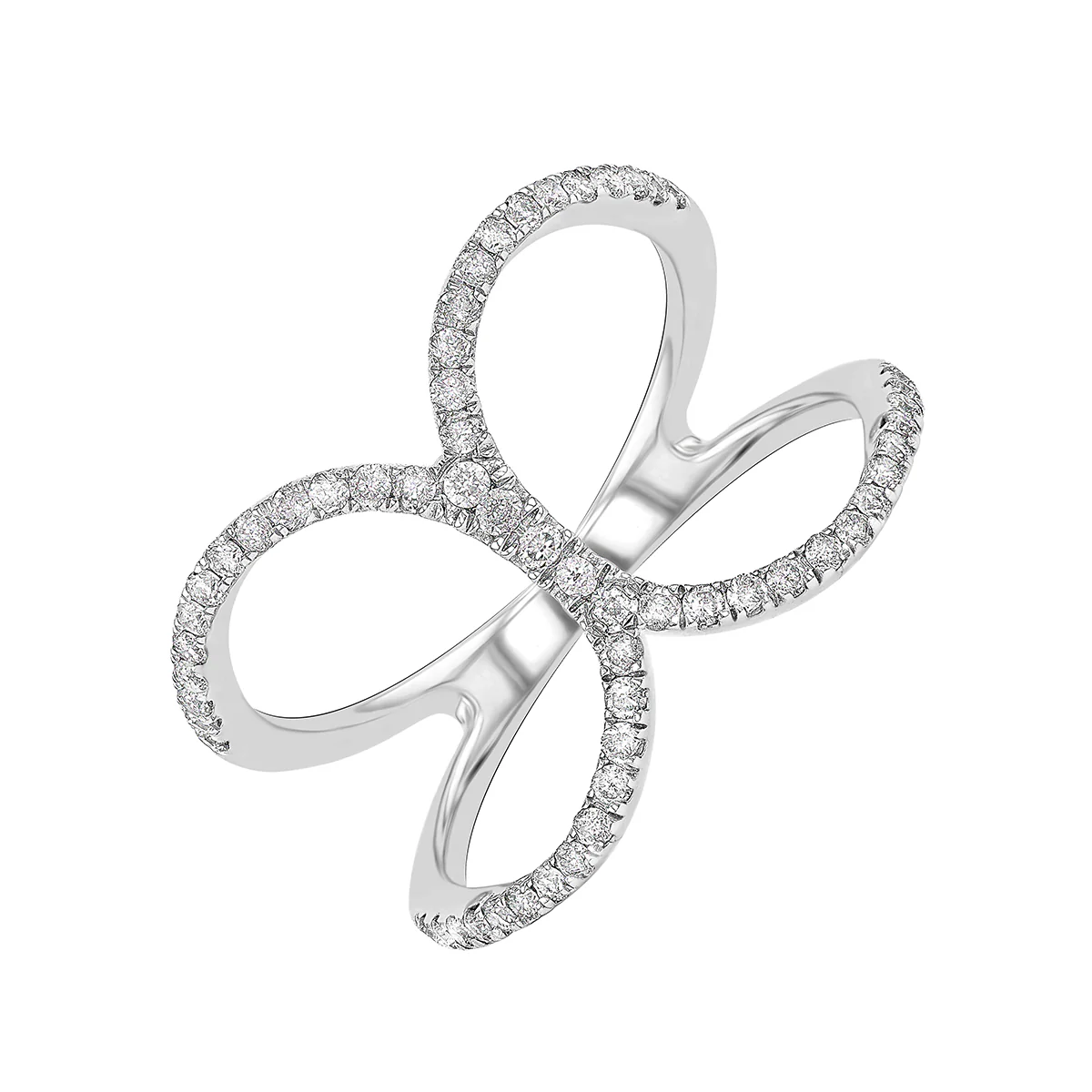 Everyday Diamonds 0.37ct Diamond Circle Ring | 9K White Gold