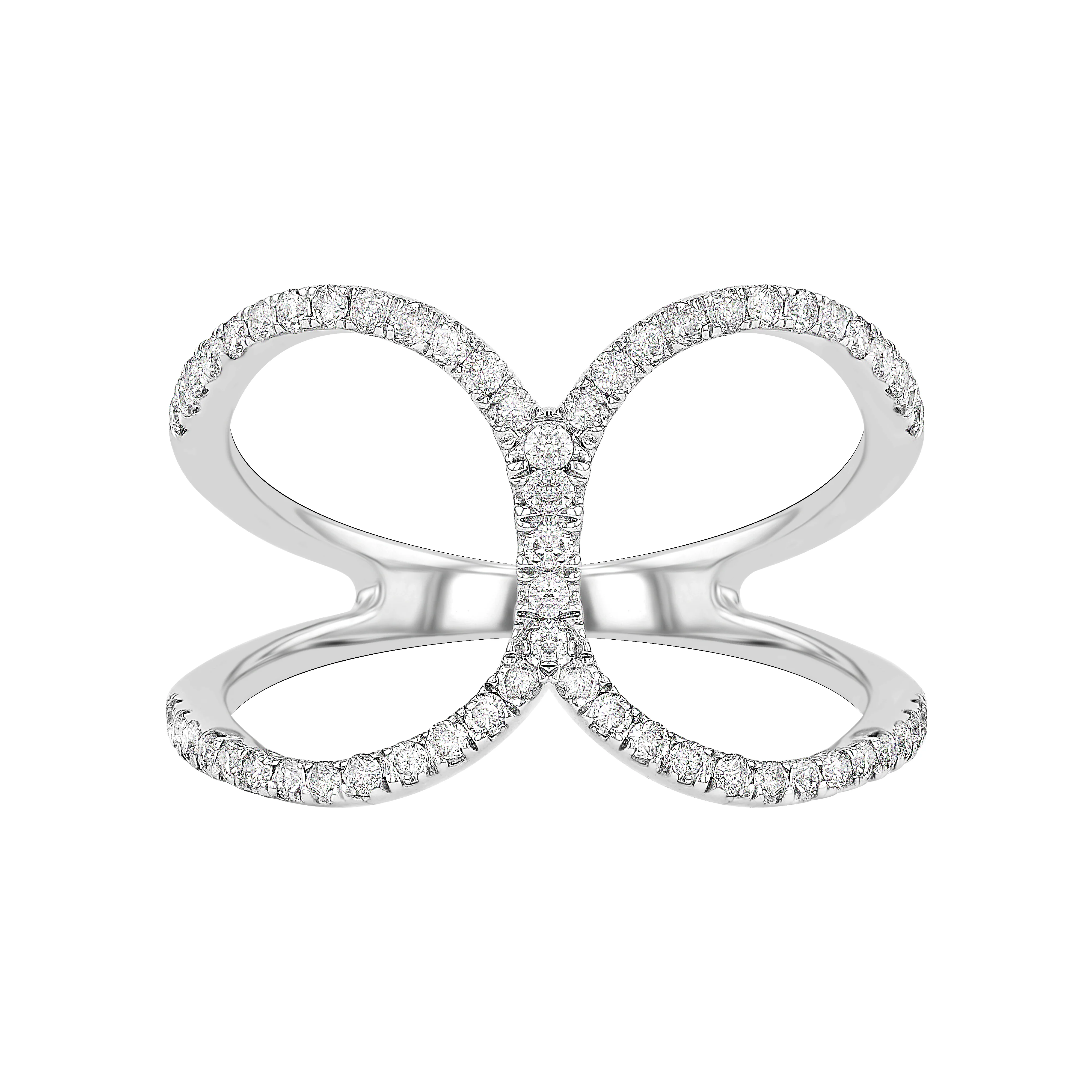 Everyday Diamonds 0.37ct Diamond Circle Ring | 9K White Gold - Image 2